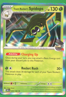Pokémon Team Rocket's Spidops