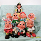 AIDOT 60-LUVUN DISNEY LUMIKKI & 7 KÄÄPIÖTÄ FIGUURIT 23-40 cm - pikkukuva 1