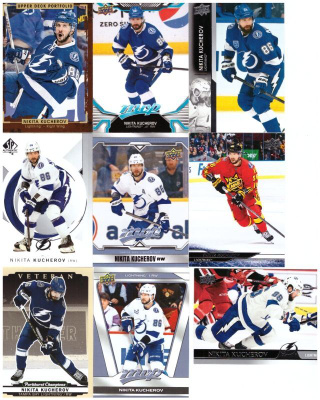 9 x NIKITA KUCHEROV Tampa Bay Lightning
