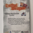 Nathan MacKinnon 2025-26 Metal Skybox Lethal Weapon - pikkukuva 2