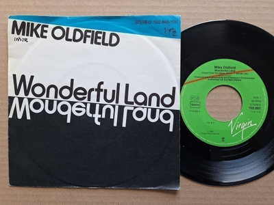 Mike Oldfield Wonderful Land 7" sinkku