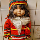 Vintage Tyttö Lapinnukke Dollytex Vihti Finland. - pikkukuva 2