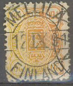 MELLILÄ-FINDLAND 1894 leima 20p M89