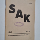 SAK:n järjestölehti no 1/1945 - pikkukuva 1