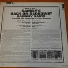 Sammy Davis:Sammy`s Back On Broadway-LP. - pikkukuva 2
