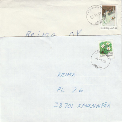 Postileima, KAUHAJOKI , 2 erilaista leimaa