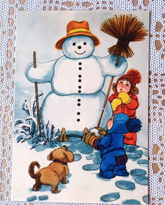 Marjaliisa Pitkäranta postitettu kortti 2321 A