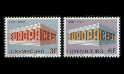 Luxemburg 788-9 ** Europa (1969)