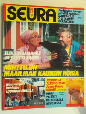 SEURA LEHTI 26-27 / 1983 42V. TAKAA SISÄLLYSLUETTELO KUVISSA