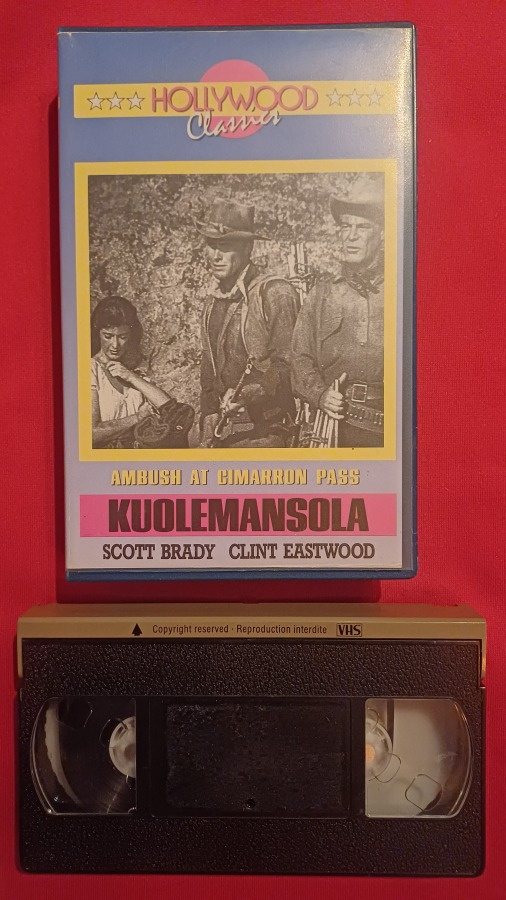 Kuolemansola (1958) CLINT EASTWOOD, Fix VHS