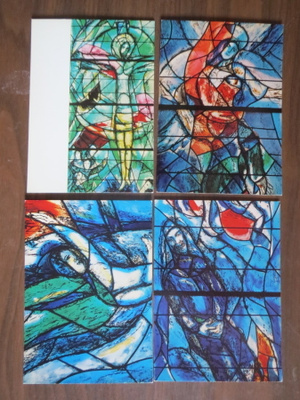 Marc Chagall - neljä taidekorttia