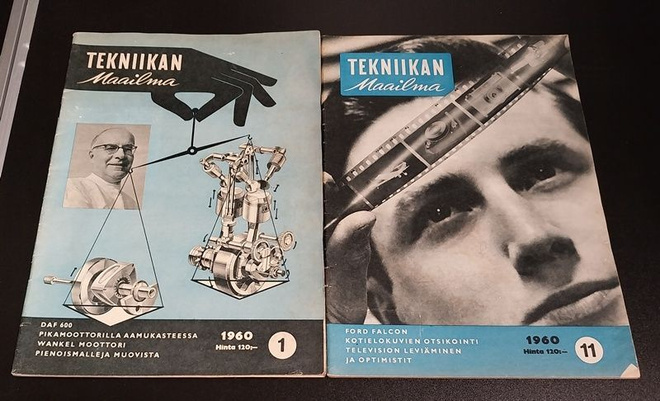 TM Tekniikan maailma lehdet 1 ja 11 1960 mm. FORD