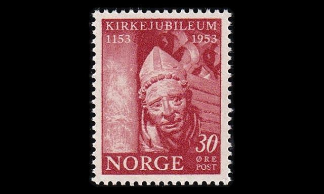 Norja 383 ** Kirkko 800v (1953)