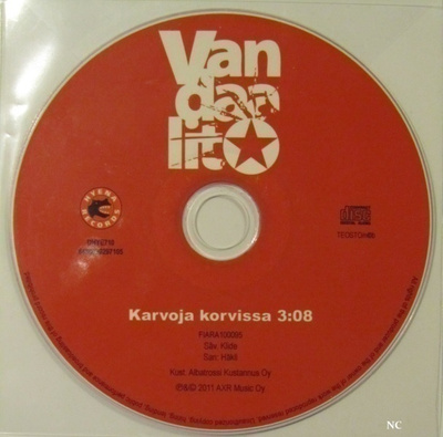 Vandaalit • Karvoja Korvissa PROMO CD-Single