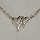 Ovh 259€ Design Hopea Masive Sagara Silver Double Heart 925 - pikkukuva 2