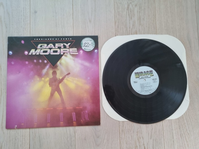 Gary Moore Corridors of Power LP cut out