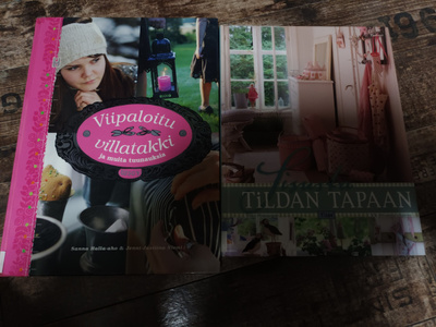 Viipaloitu villatakki+ Sisusta Tidan tapaan kirjat.