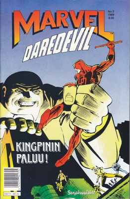 Marvel 2/1989 Frank Miller: Daredevil: Kingpinin on kuoltava