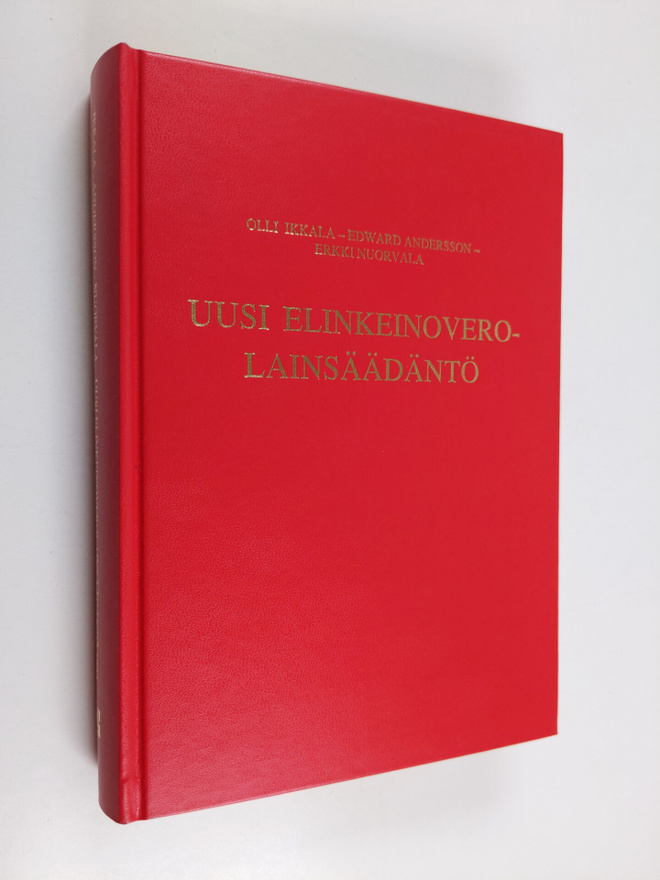Olli Ikkala : Uusi elinkeinoverolainsäädäntö 1993