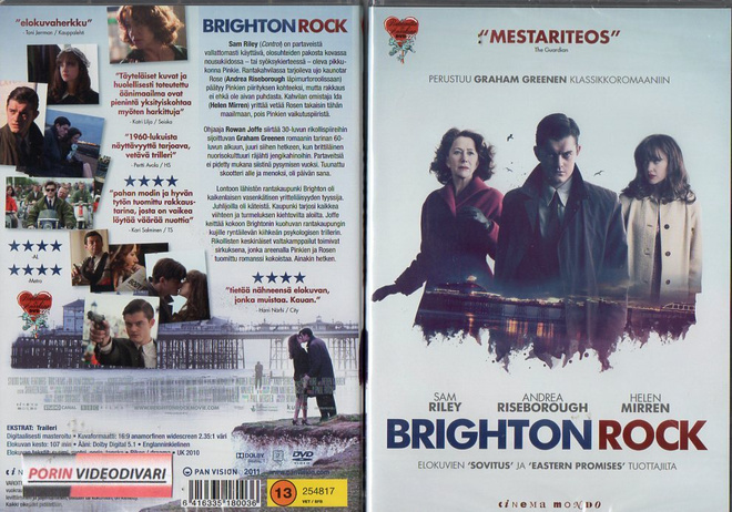 Brighton Rock	(86 537)	UUSI	-FI-	DVD	suomik.		sam riley	2010