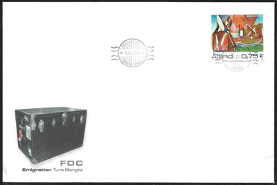 FDC Åland 2007  Siirtolaisuus  LaPe ÅL 284