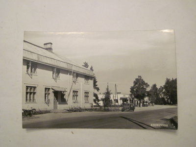 VANHA Postikortti Kiuruvesi 1950-l Alkup.Mallikappale