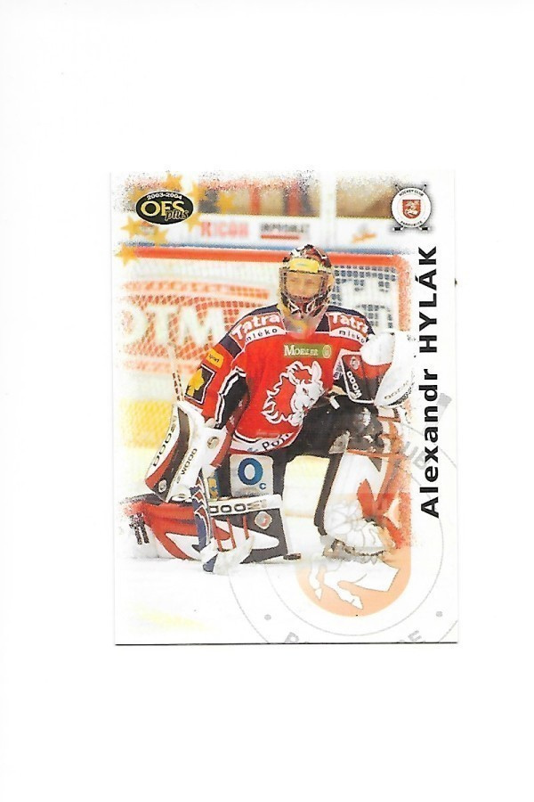 2003-04 OFS Plus #311 Alexander Hylak Bili Liberec MV