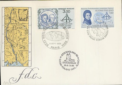 1986 Ranskan tiedeakatemia ja Ranskan merkki, Stockholmia 86