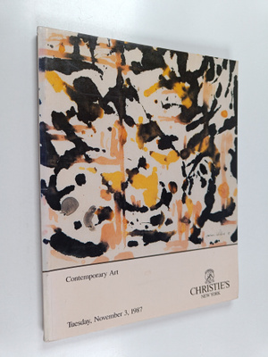 Contemporary art : tuesday, november 3, 1987