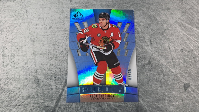 Alex DeBrincat 2021-22 SP Game Used Purity Platinum /35