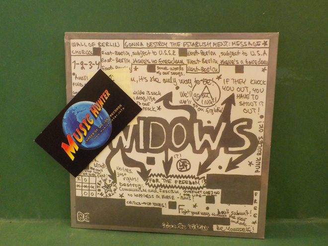 WIDOWS - WALL OF BERLIN - UUSI "SS" FIN 2012 7" SINGLE