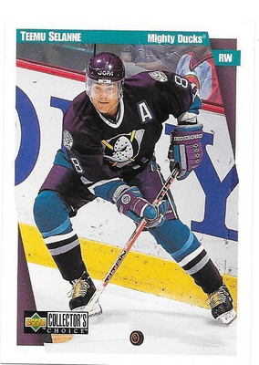 1997-98 Collector`s Choice #8 Teemu Selänne Anaheim Ducks