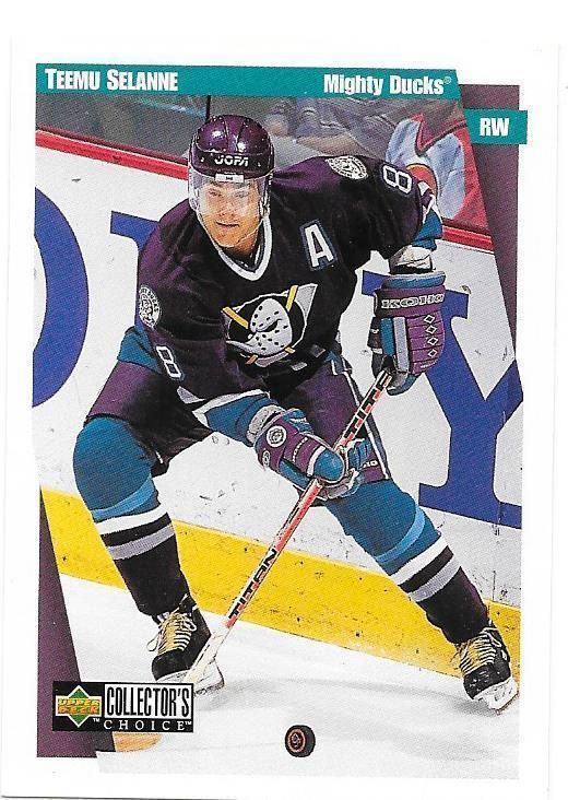 1997-98 Collector`s Choice #8 Teemu Selänne Anaheim Ducks