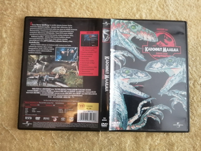 JURASSIC PARK KADONNUT MAAILMA DVD