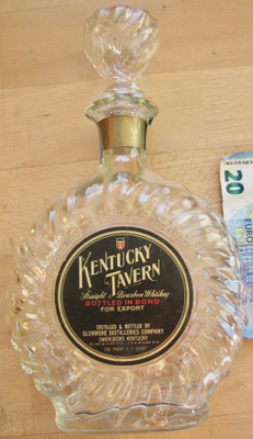 VANHA Pullo Viski Whiskey Kentucky Tavern 1949 KOMEA
