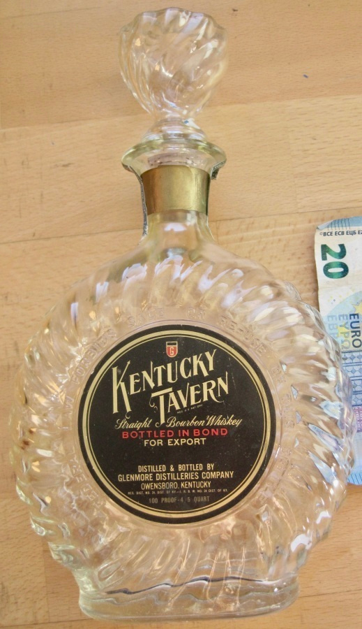 VANHA Pullo Viski Whiskey Kentucky Tavern 1949 KOMEA