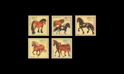 Saksa 1920-4 ** Hevosrotuja (1997)