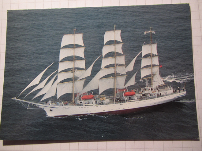 3 m/ship Mir. Laivapostikortti