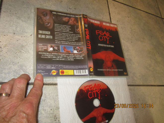 Fear City (Tom Berenger, Melanie Griffith) uudenveroinen