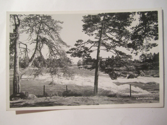 VANHA Postikortti Kotka 1950-l Alkup.Mallikappale