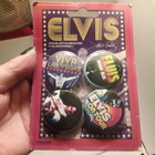 Vintage Elvis rintamerkki x 4 , alkuperäispakkaus - pikkukuva 1