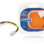 Bandridge Virtakaapeli Molex Uros - P4 Naaras, 0.15m *UUSI* - pikkukuva 1