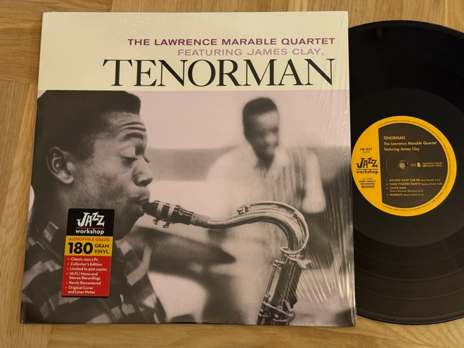 The Lawrence Marable Quartet & James Clay – Tenorman (LP)