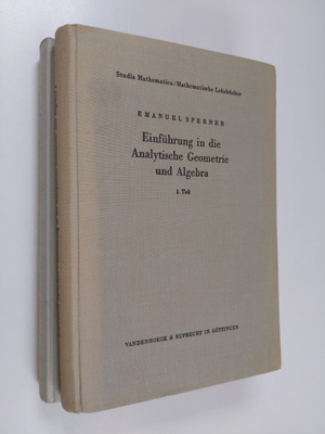 Emanuel Sperner : Einfuhrung in die Analytische Geometrie...