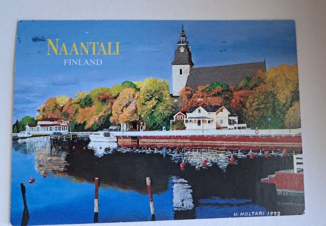 Naantali, Maalaus U.Huotari 1992, kulkenut 1994