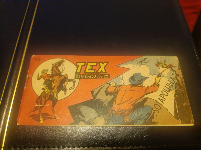 Tex Willer liuska 22 1953 Sotapolulla