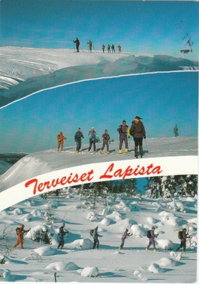 Postikortti, LAPPI, Hiihtoretki kurussa ja kurun reunamilla