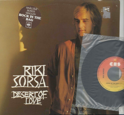 RIKI SORSA Desert Of Love - LP + Bonus 7” single - 1982