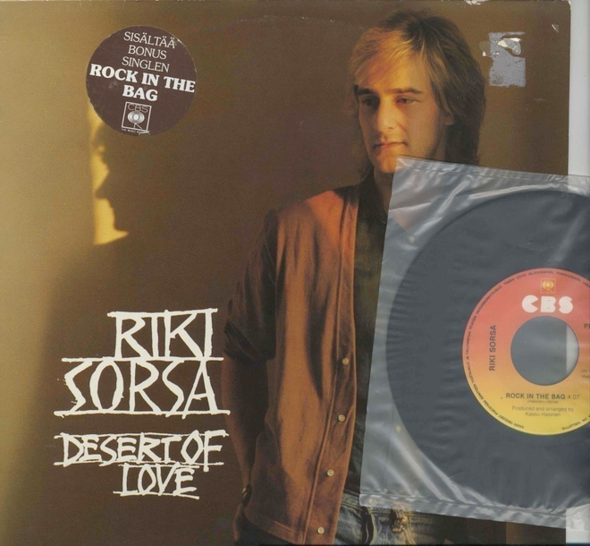 RIKI SORSA Desert Of Love - LP + Bonus 7” single - 1982