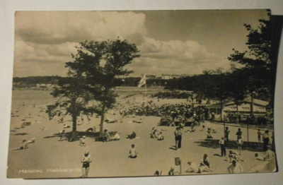 Helsinki, Hietaranta, mv valokuvapk, p. 1937 Ranskaan